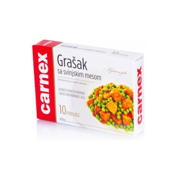 CARNEX Grašak sa svinjskim mesom 400g