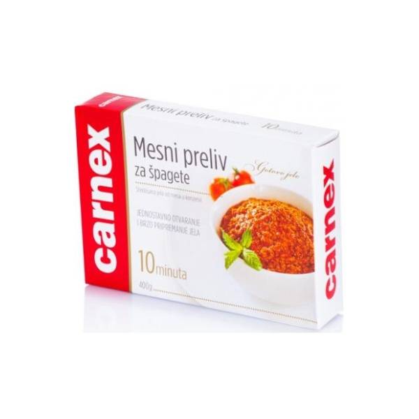 CARNEX Mesni preliv za špagete 400g
