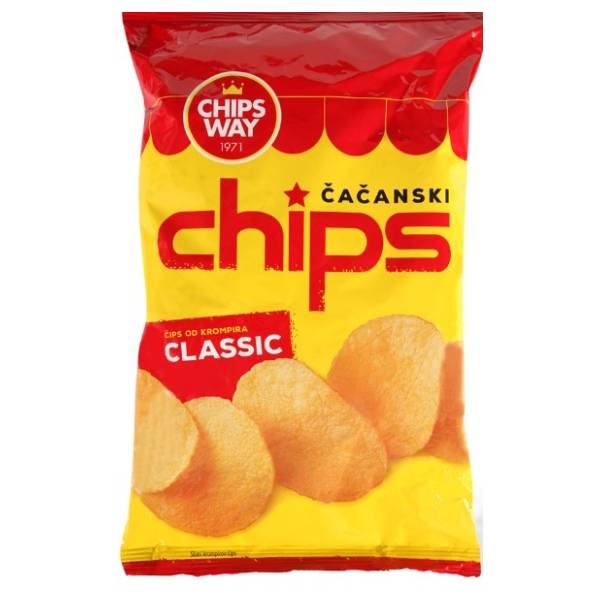 CHIPS WAY Classic rebrasti 150g