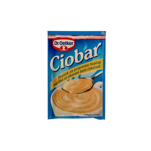 CIOBAR topla čokolada bela 25g Dr.Oetker