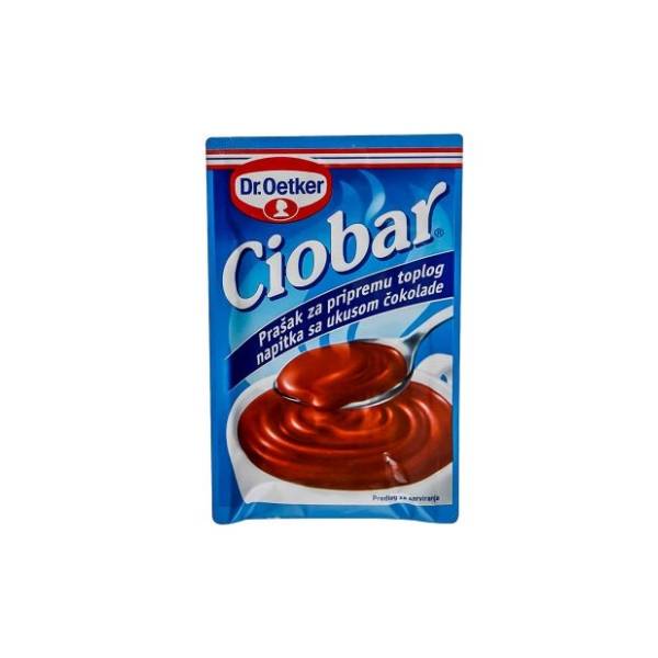 CIOBAR topla čokolada crna 25g Dr.Oetker