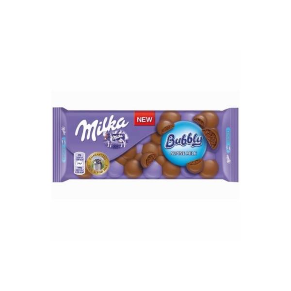 Čokolada Milka Bubbly milk 90g