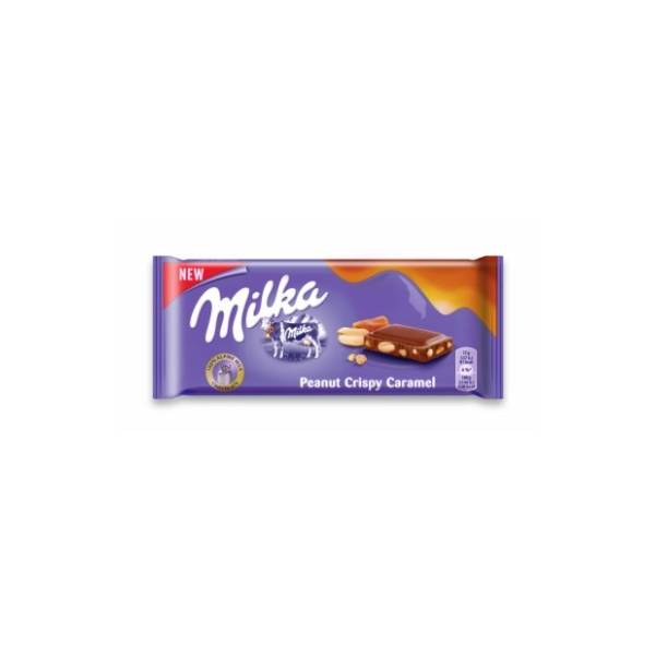 Čokolada MILKA peanut caramel 90g