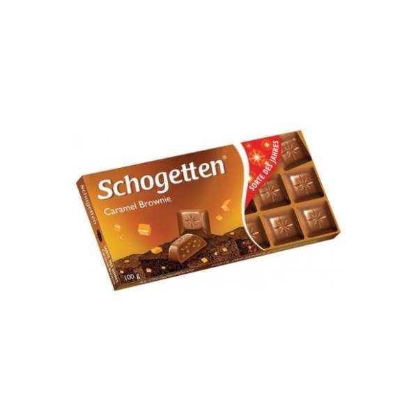 Čokolada SCHOGETTEN Careml brownie 100g