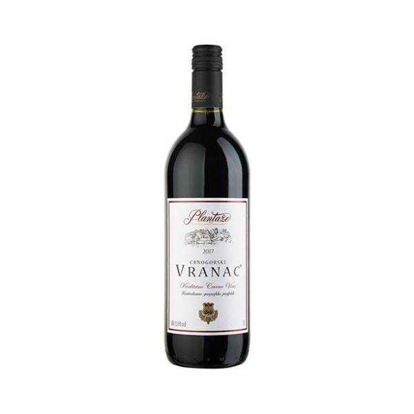 Crno vino PLANTAŽE Vranac 1l