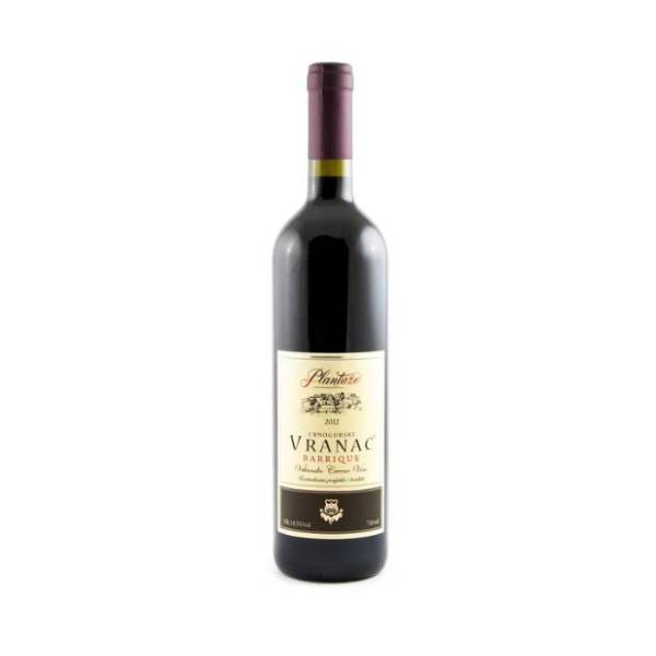 Crno vino PLANTAŽE Vranac Barrique 0,75l