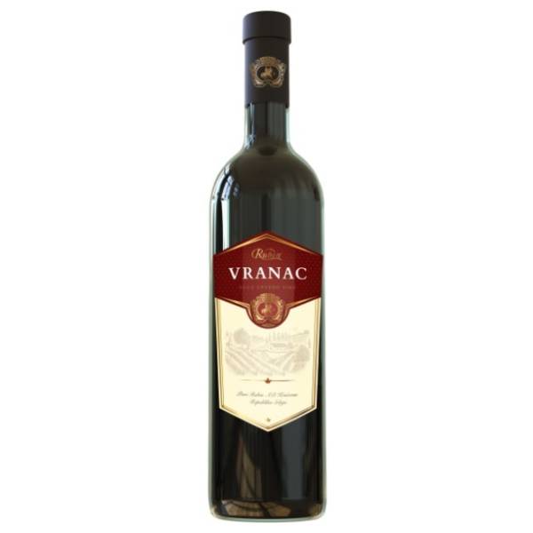 Crno vino RUBIN Vranac 0,75l
