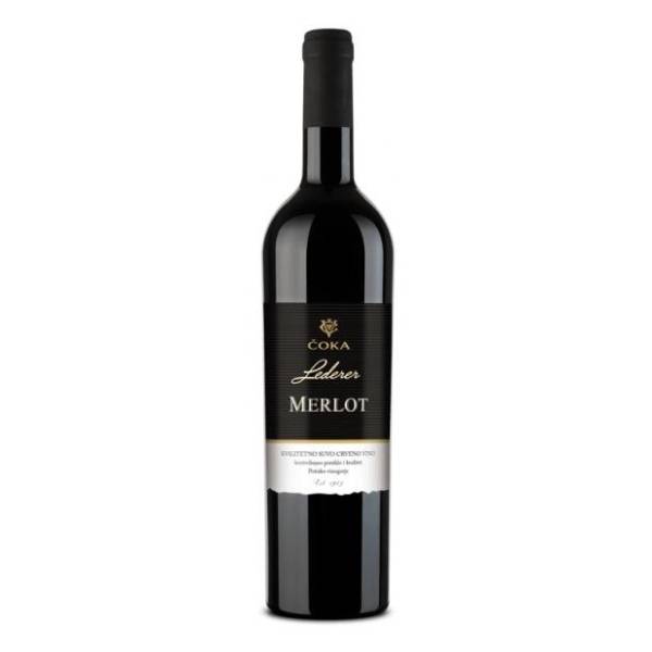 Crno vino VINARIJA ČOKA Lederer Merlot 0,75l