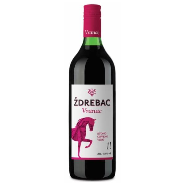 Crno vino VINARIJA ČOKA Ždrebac Vranac 1l