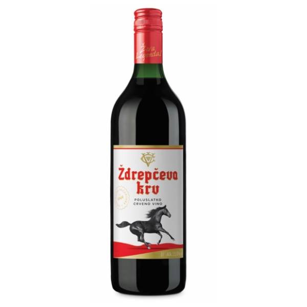 Crno vino VINARIJA ČOKA Ždrepčeva krv 1l