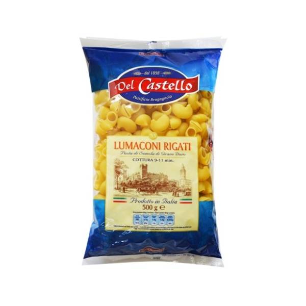 Testenina DEL CASTELLO Lumaconi rigati 500g