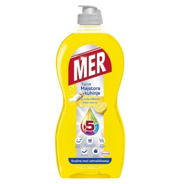 Deterdžent za posuđe MER limun 450ml