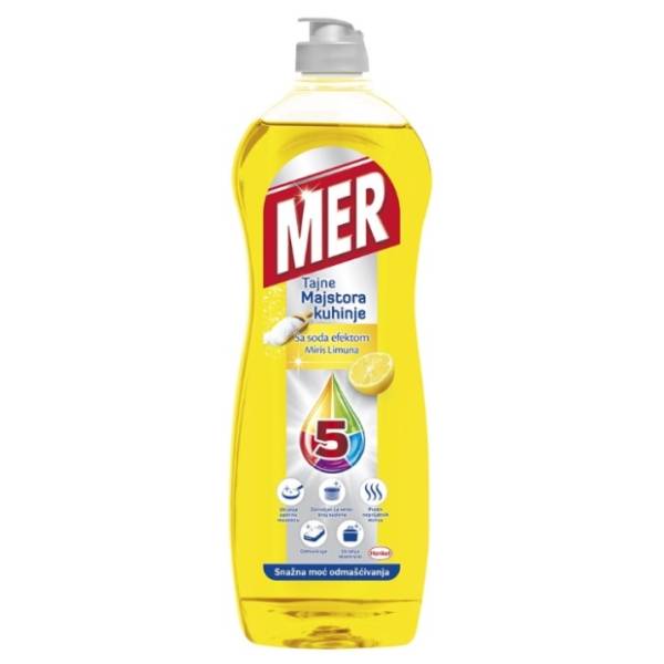 Deterdžent za posuđe MER limun 750ml