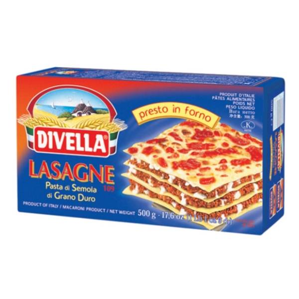 DIVELLA Lasagne 500g