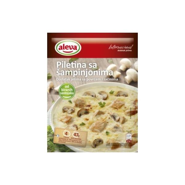Dodatak ALEVA za piletinu sa šampinjonima 47g