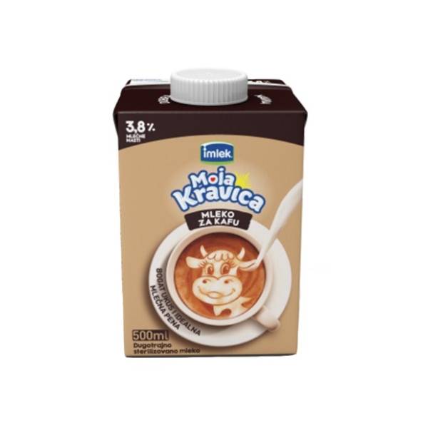 Dugotrajno mleko IMLEK za kafu 3,8%mm 500ml