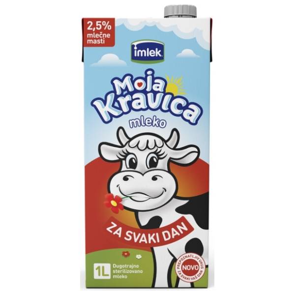 Dugotrajno mleko IMLEK za svaki dan 2,5%mm 1l