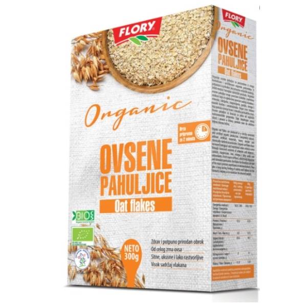 Ovsene pahuljice FLORY Organic 300g