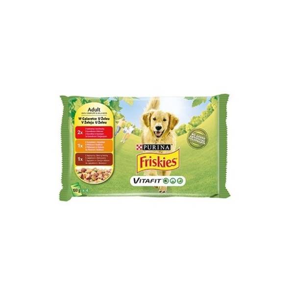 FRISKIES govedina, piletina i jagnjetina 4x100g