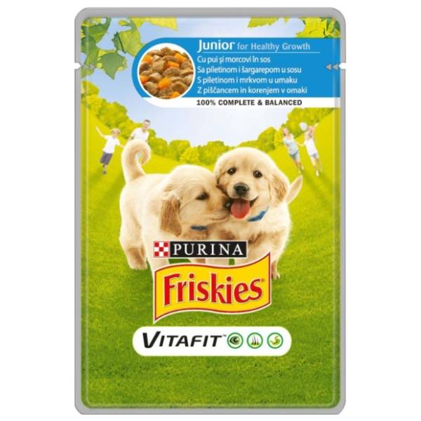 FRISKIES Junior piletina i šargarepa 100g