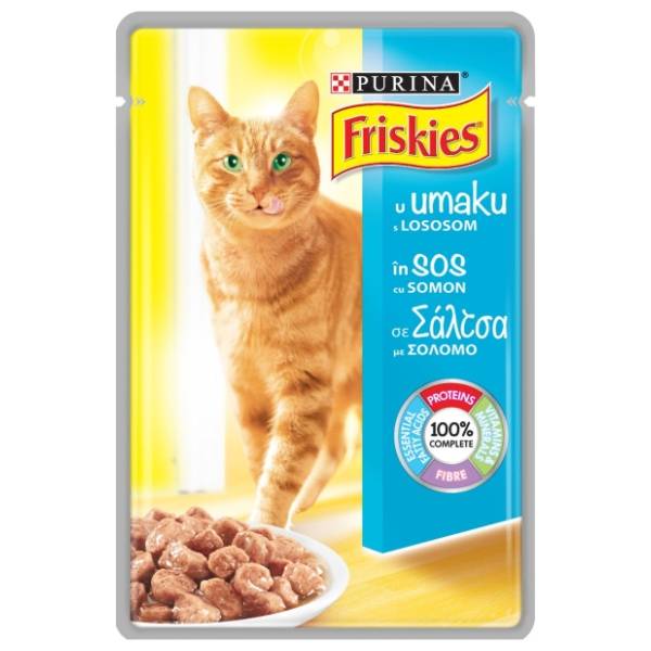 FRISKIES losos i tuna 85g