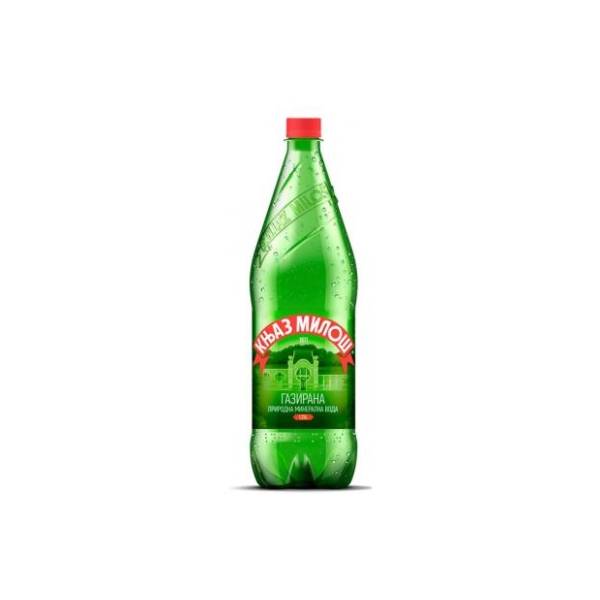 Gazirana voda KNJAZ MILOŠ 1,25l