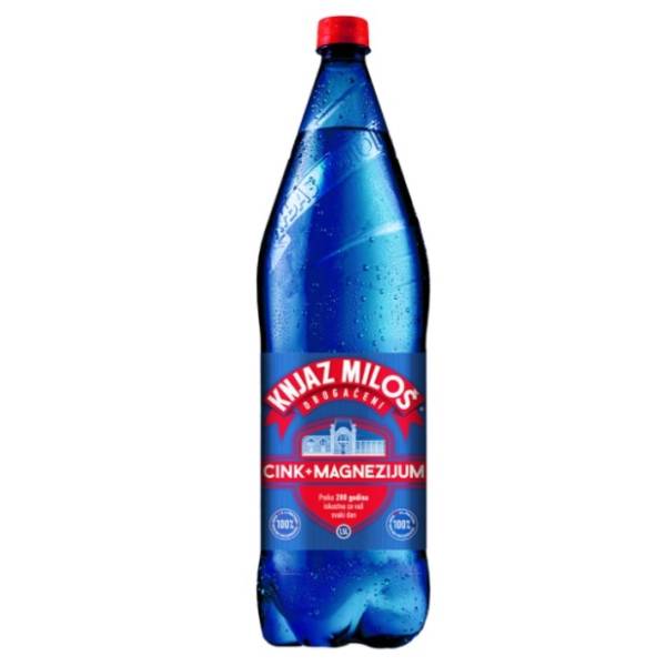 Gazirana voda KNJAZ MILOŠ cink magnezijum 1,5l