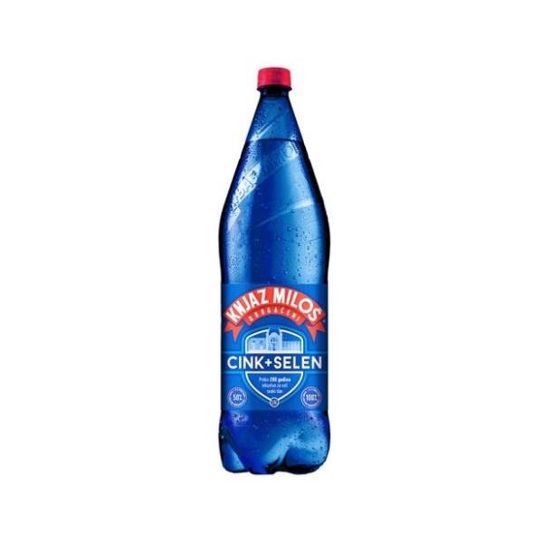 Gazirana voda KNJAZ MILOŠ cink selen 1,5l