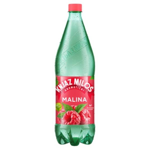 Gazirana voda KNJAZ MILOŠ malina 1,25l