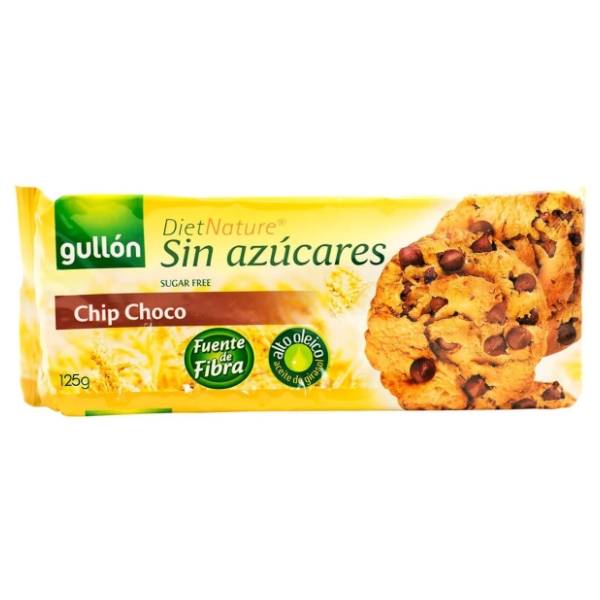 GULLON Chip Choco keks bez šećera 125g