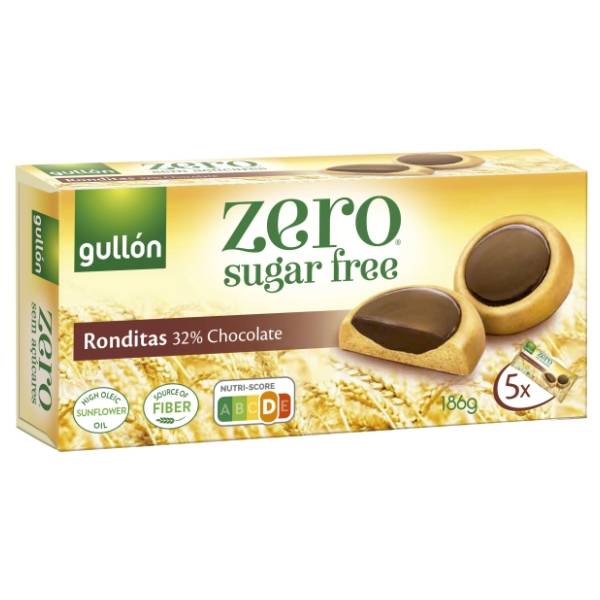 GULLON Ronditas keks bez šećera 186g