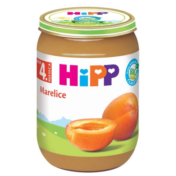 HIPP kašica kajsija 190g