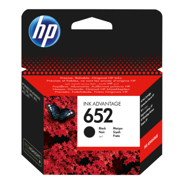 HP 652 crni kertridž (F6V25AE)