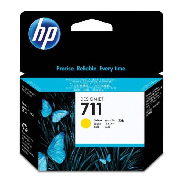 HP 711 žuti kertridž (CZ132A)