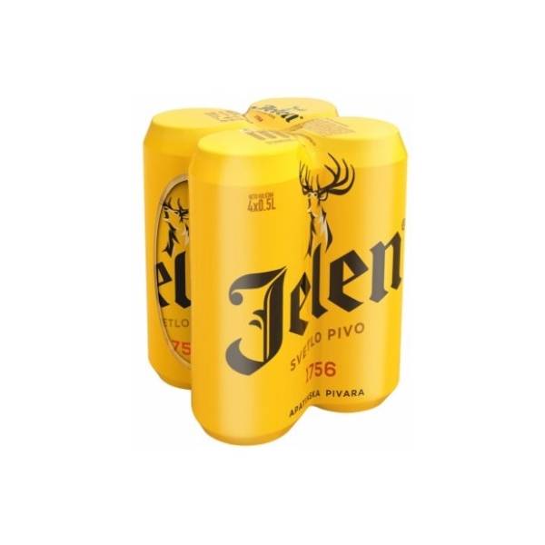 JELEN limenka 4x0,5l pack