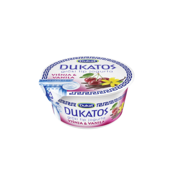 Jogurt DUKATOS višnja vanila 150g Dukat Somboled