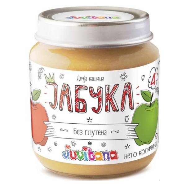JUVITANA kašica jabuka 128g