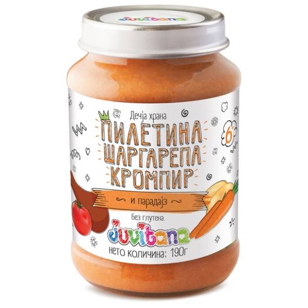 JUVITANA kašica piletina šargarepa krompir 190g