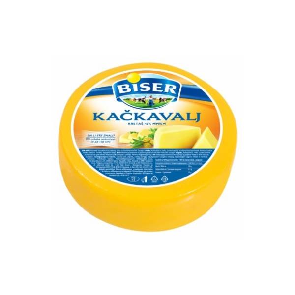 Kačkavalj BISER 45%mm 1kg