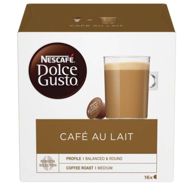 Kapsule NESCAFE Dolce Gusto cafe au lait 160g