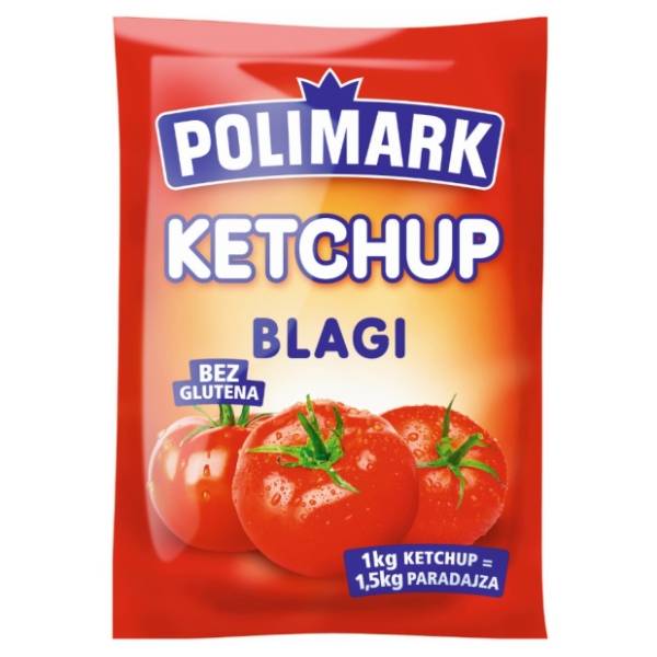 Kečap POLIMARK blagi kesica 180g