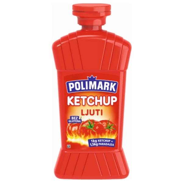 Kečap POLIMARK ljuti pvc 500g