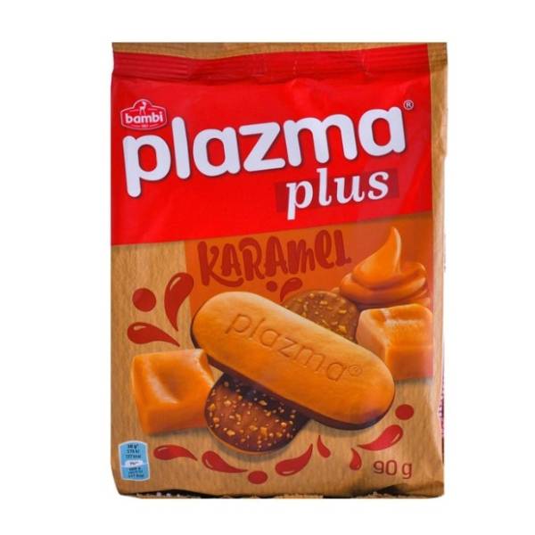 Keks Bambi PLAZMA plus karamela 90g