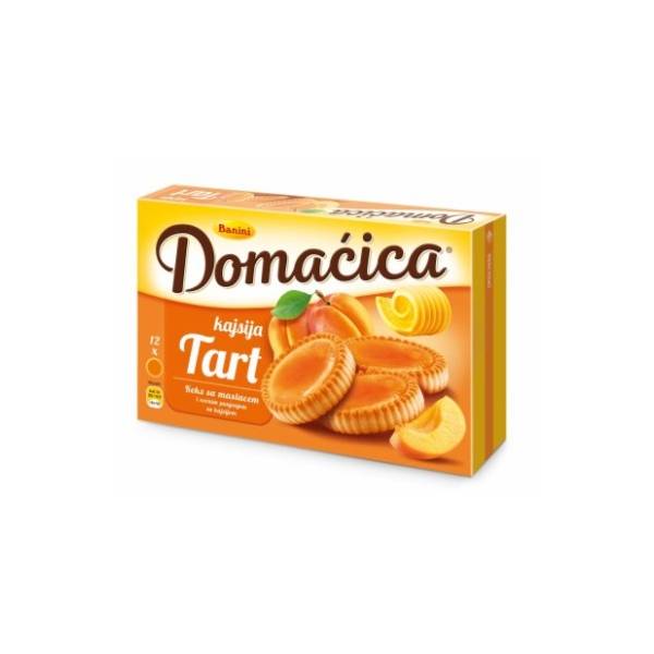 Keks BANINI Domaćica Tart kajsija 210g