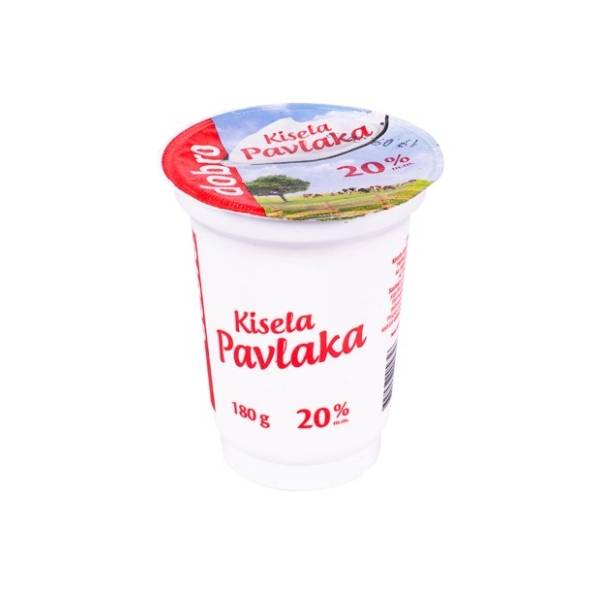 Kisela pavlaka DOBRO 20%mm 180g