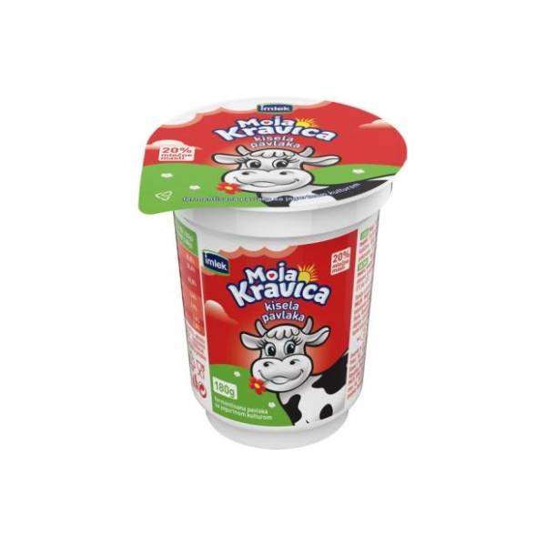Kisela pavlaka IMLEK Moja kravica 20%mm 180g