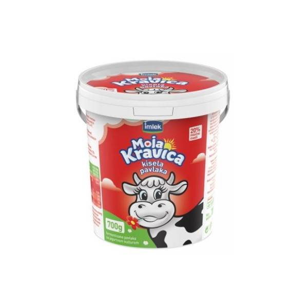 Kisela pavlaka IMLEK Moja kravica 20%mm 700g