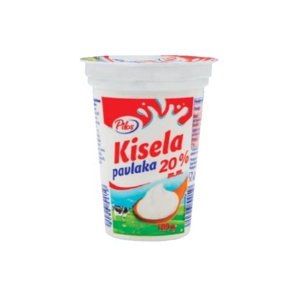 Kisela pavlaka PILOS 20%mm 180g