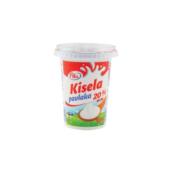 Kisela pavlaka PILOS 20%mm 400g