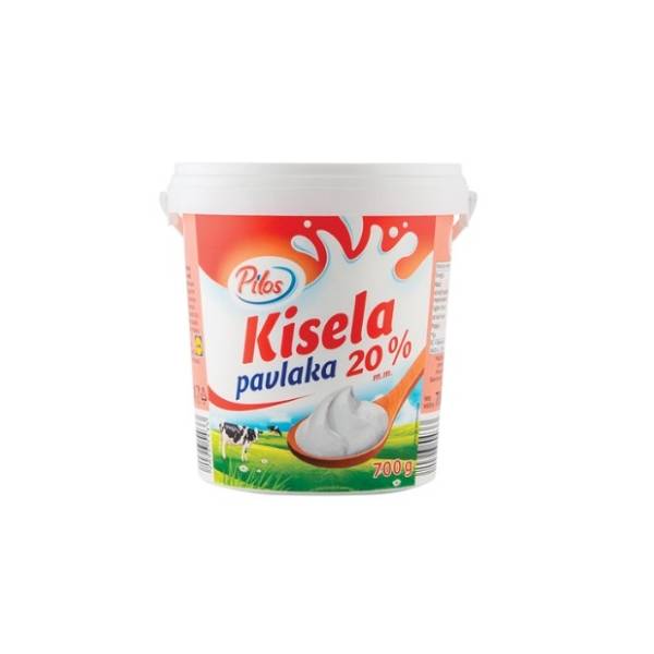 Kisela pavlaka PILOS 20%mm 700g